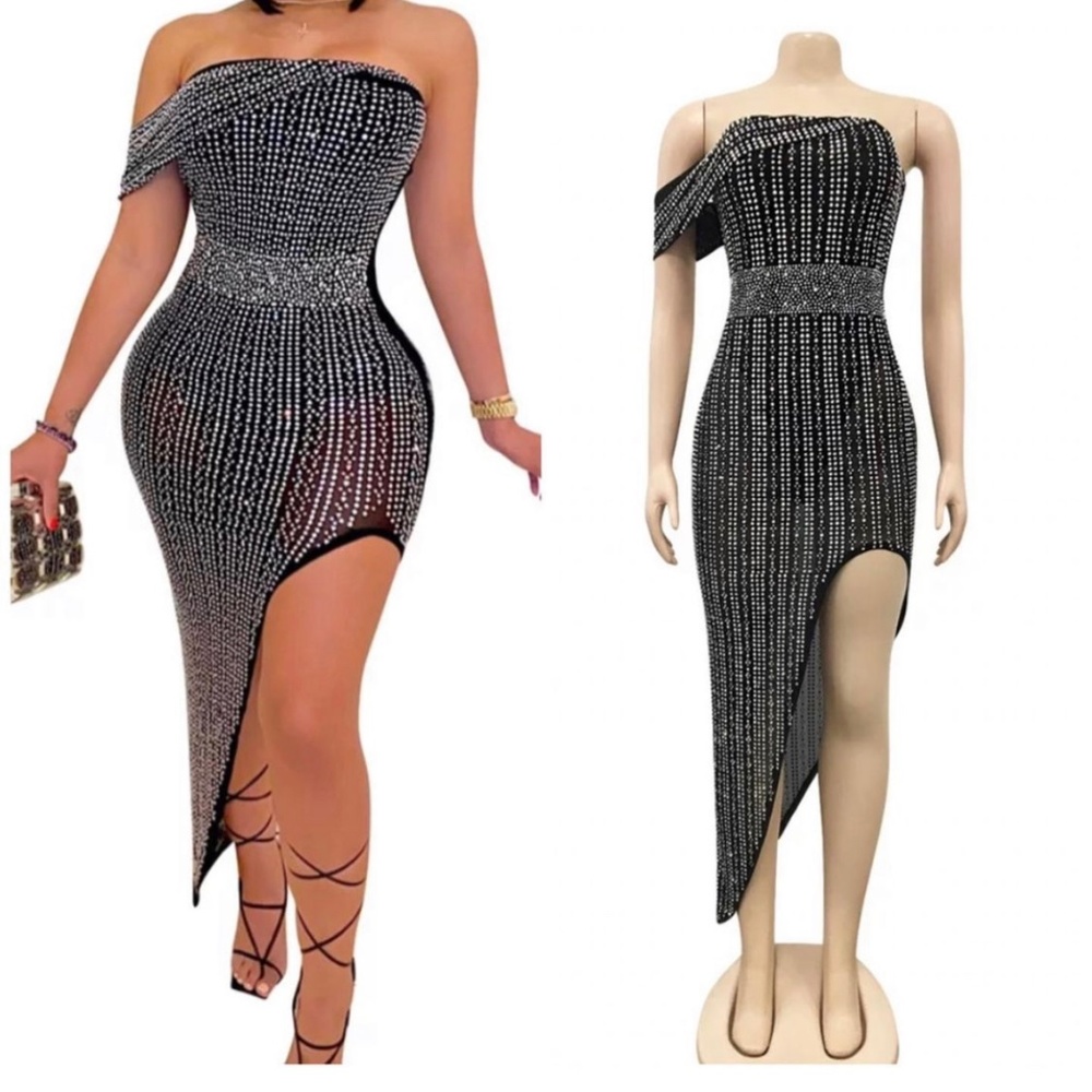 Amour Black Dress